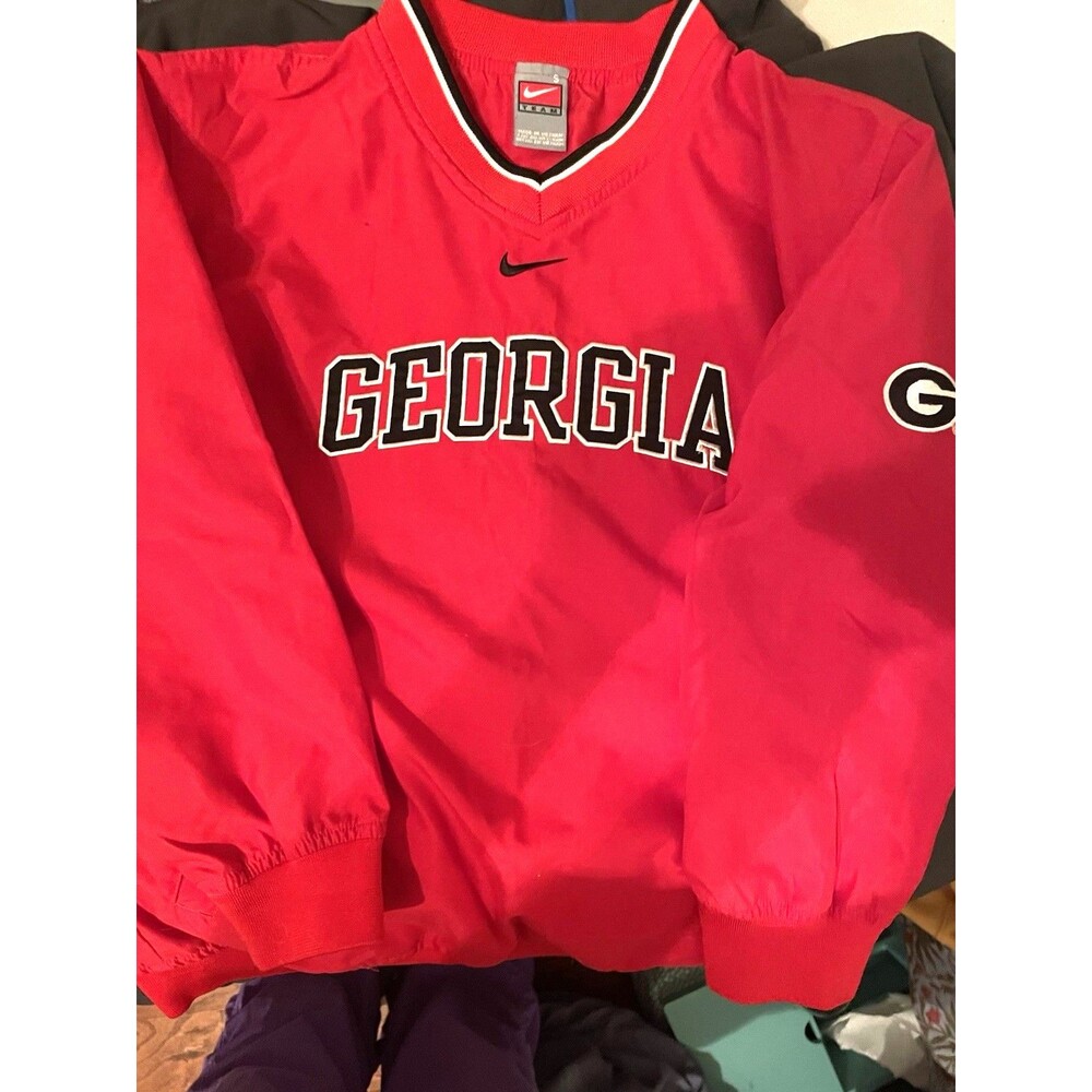 Georgia Nike team Pullover Youth S- shoul-waist 22in,chest18in., sh to wrist